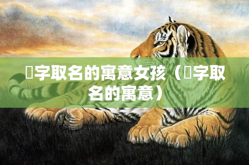 祎字取名的寓意女孩（祎字取名的寓意）