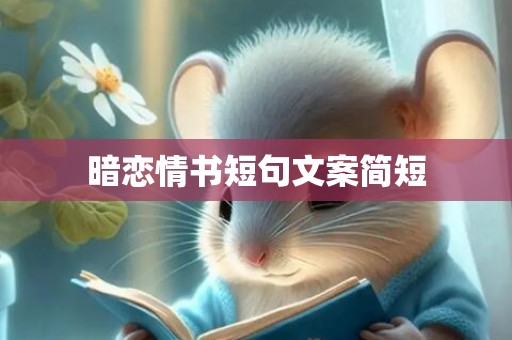 暗恋情书短句文案简短