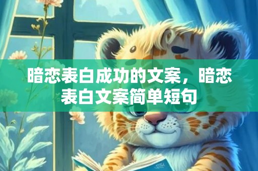 暗恋表白成功的文案，暗恋表白文案简单短句