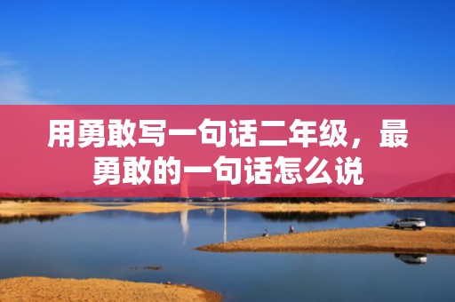 用勇敢写一句话二年级，最勇敢的一句话怎么说