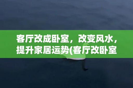 客厅改成卧室，改变风水，提升家居运势(客厅改卧室如何做隔断)