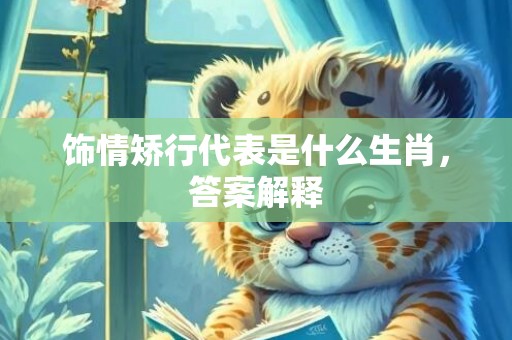 饰情矫行代表是什么生肖，答案解释