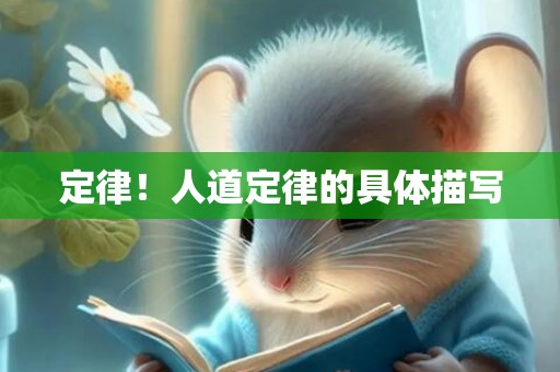 定律！人道定律的具体描写