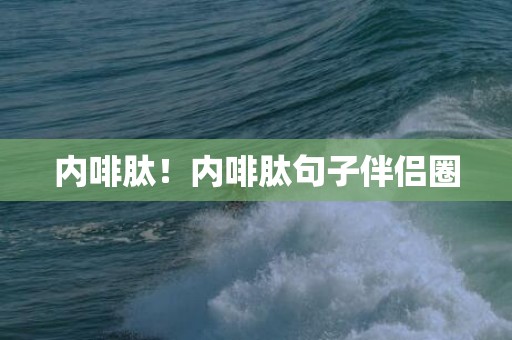 内啡肽！内啡肽句子伴侣圈