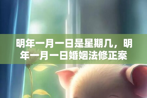 明年一月一日是星期几，明年一月一日婚姻法修正案