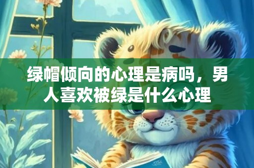 绿帽倾向的心理是病吗，男人喜欢被绿是什么心理