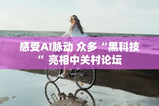 感受AI脉动 众多“黑科技”亮相中关村论坛