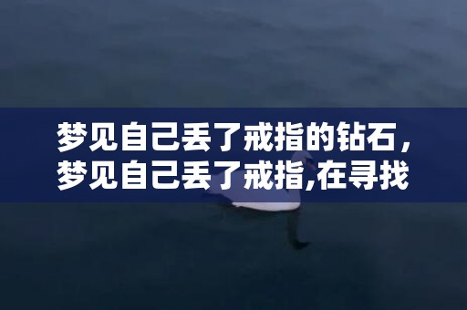 梦见自己丢了戒指的钻石，梦见自己丢了戒指,在寻找