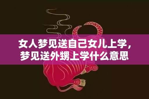 女人梦见送自己女儿上学，梦见送外甥上学什么意思