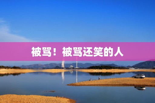 被骂！被骂还笑的人
