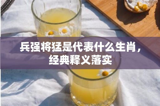 兵强将猛是代表什么生肖，经典释义落实