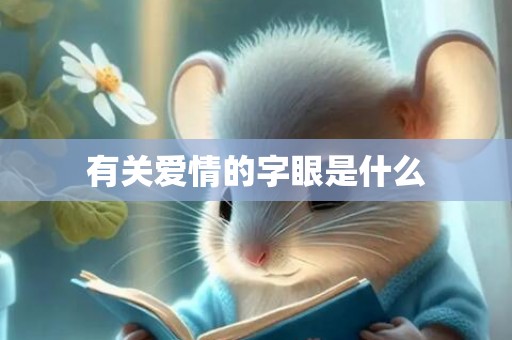 有关爱情的字眼是什么