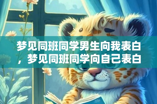 梦见同班同学男生向我表白，梦见同班同学向自己表白