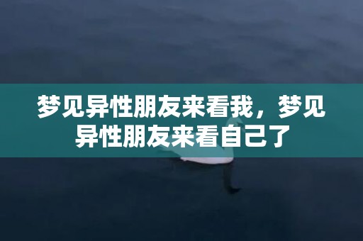 梦见异性朋友来看我，梦见异性朋友来看自己了