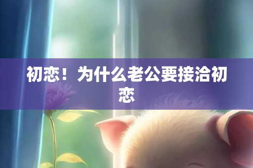 初恋！为什么老公要接洽初恋