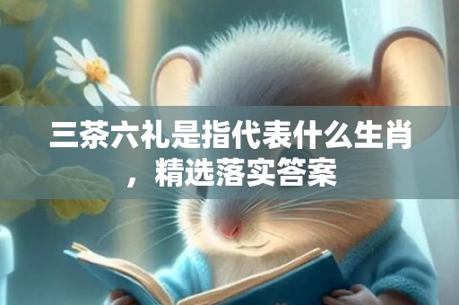 三茶六礼是指代表什么生肖，精选落实答案