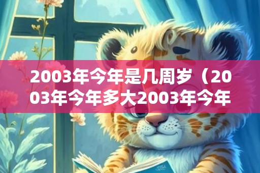 2003年今年是几周岁（2003年今年多大2003年今年多大周岁）