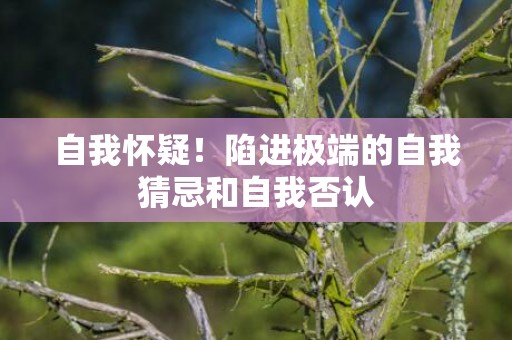 自我怀疑！陷进极端的自我猜忌和自我否认
