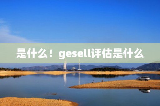 是什么！gesell评估是什么