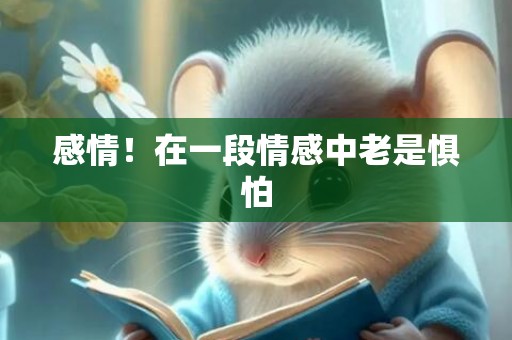 感情！在一段情感中老是惧怕