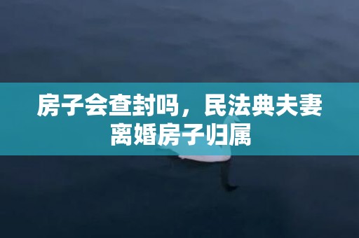 房子会查封吗，民法典夫妻离婚房子归属