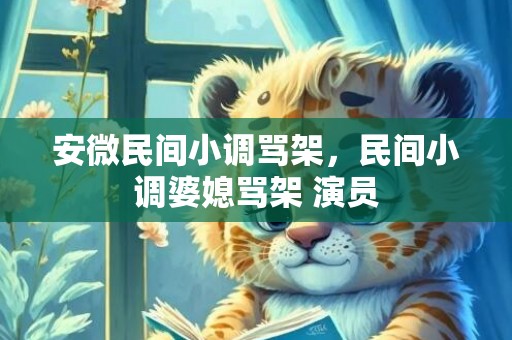 安微民间小调骂架，民间小调婆媳骂架 演员