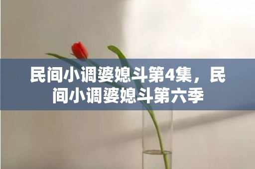 民间小调婆媳斗第4集，民间小调婆媳斗第六季