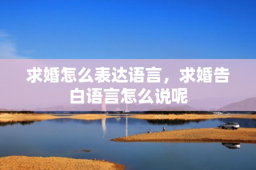 求婚怎么表达语言，求婚告白语言怎么说呢