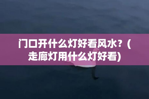 门口开什么灯好看风水？(走廊灯用什么灯好看)