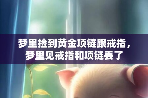 梦里捡到黄金项链跟戒指，梦里见戒指和项链丢了