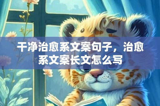 干净治愈系文案句子，治愈系文案长文怎么写