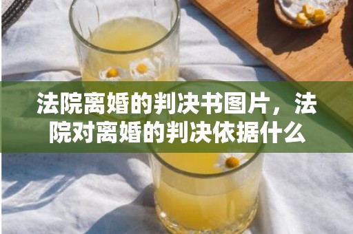法院离婚的判决书图片，法院对离婚的判决依据什么