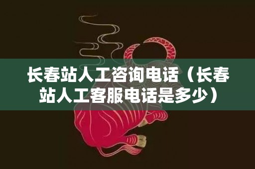 长春站人工咨询电话（长春站人工客服电话是多少）