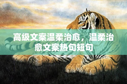 高级文案温柔治愈，温柔治愈文案热句短句