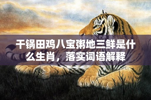 干锅田鸡八宝粥地三鲜是什么生肖，落实词语解释