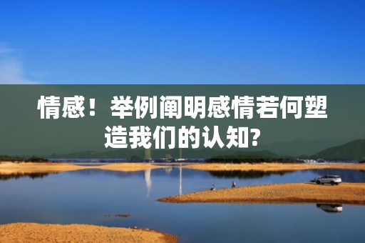 情感！举例阐明感情若何塑造我们的认知?