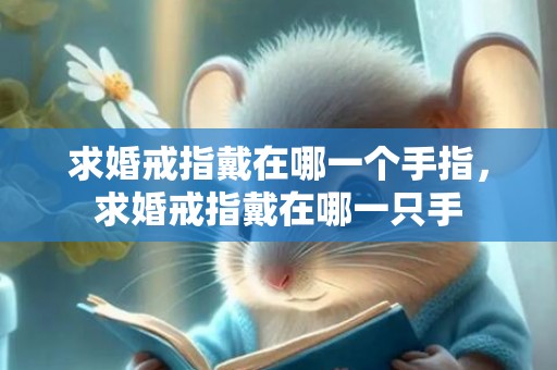 求婚戒指戴在哪一个手指，求婚戒指戴在哪一只手