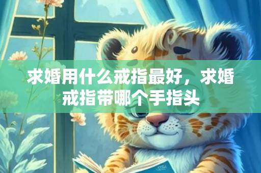 求婚用什么戒指最好，求婚戒指带哪个手指头