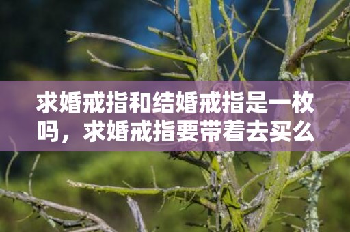 求婚戒指和结婚戒指是一枚吗，求婚戒指要带着去买么