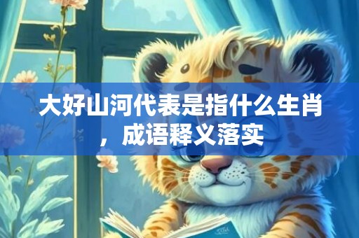 大好山河代表是指什么生肖，成语释义落实