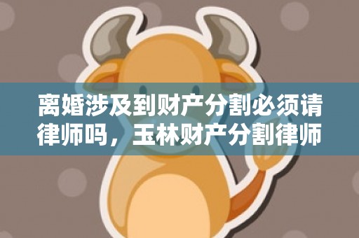 离婚涉及到财产分割必须请律师吗，玉林财产分割律师团队（玉林财产分割律师团队名单）