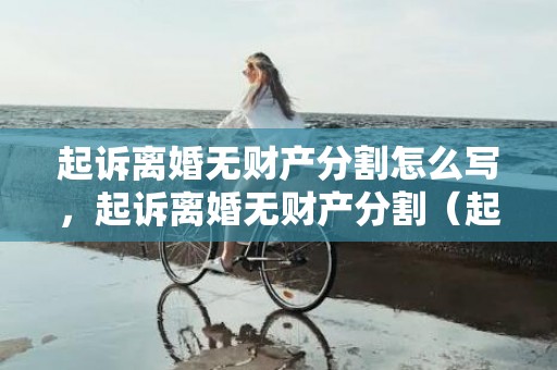 起诉离婚无财产分割怎么写，起诉离婚无财产分割（起诉离婚无财产分割怎么写）