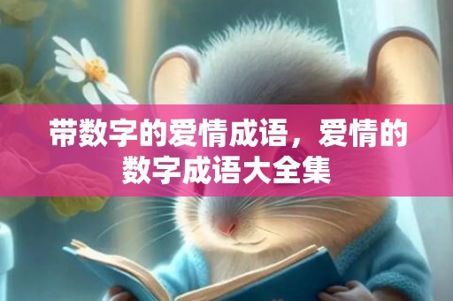 带数字的爱情成语，爱情的数字成语大全集