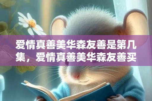 爱情真善美华森友善是第几集，爱情真善美华森友善买东西