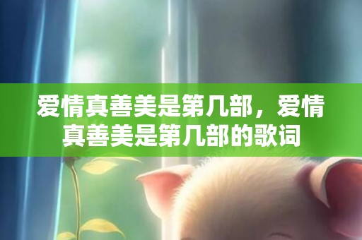 爱情真善美是第几部，爱情真善美是第几部的歌词