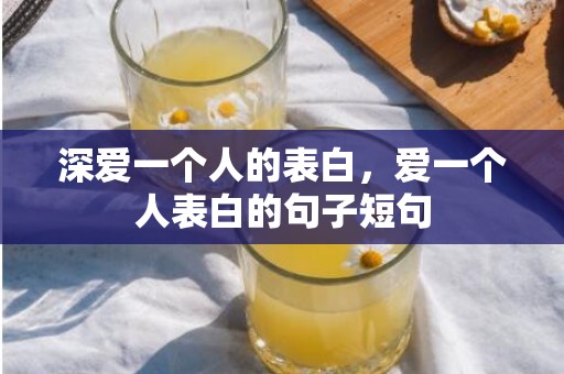 深爱一个人的表白，爱一个人表白的句子短句