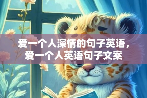 爱一个人深情的句子英语，爱一个人英语句子文案