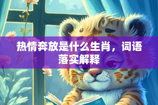 热情奔放是什么生肖，词语落实解释