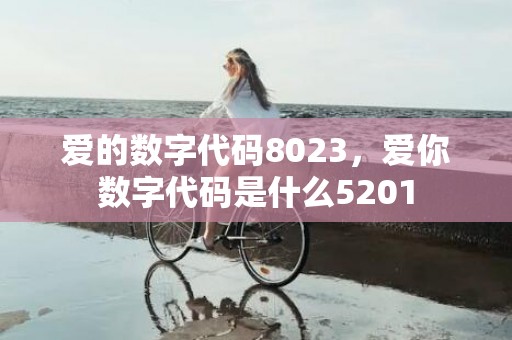 爱的数字代码8023，爱你数字代码是什么5201