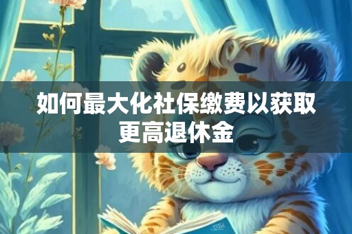 如何最大化社保缴费以获取更高退休金